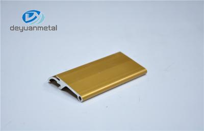 O alumínio de lustro da janela do ouro perfila quadros de janela de alumínio para construir