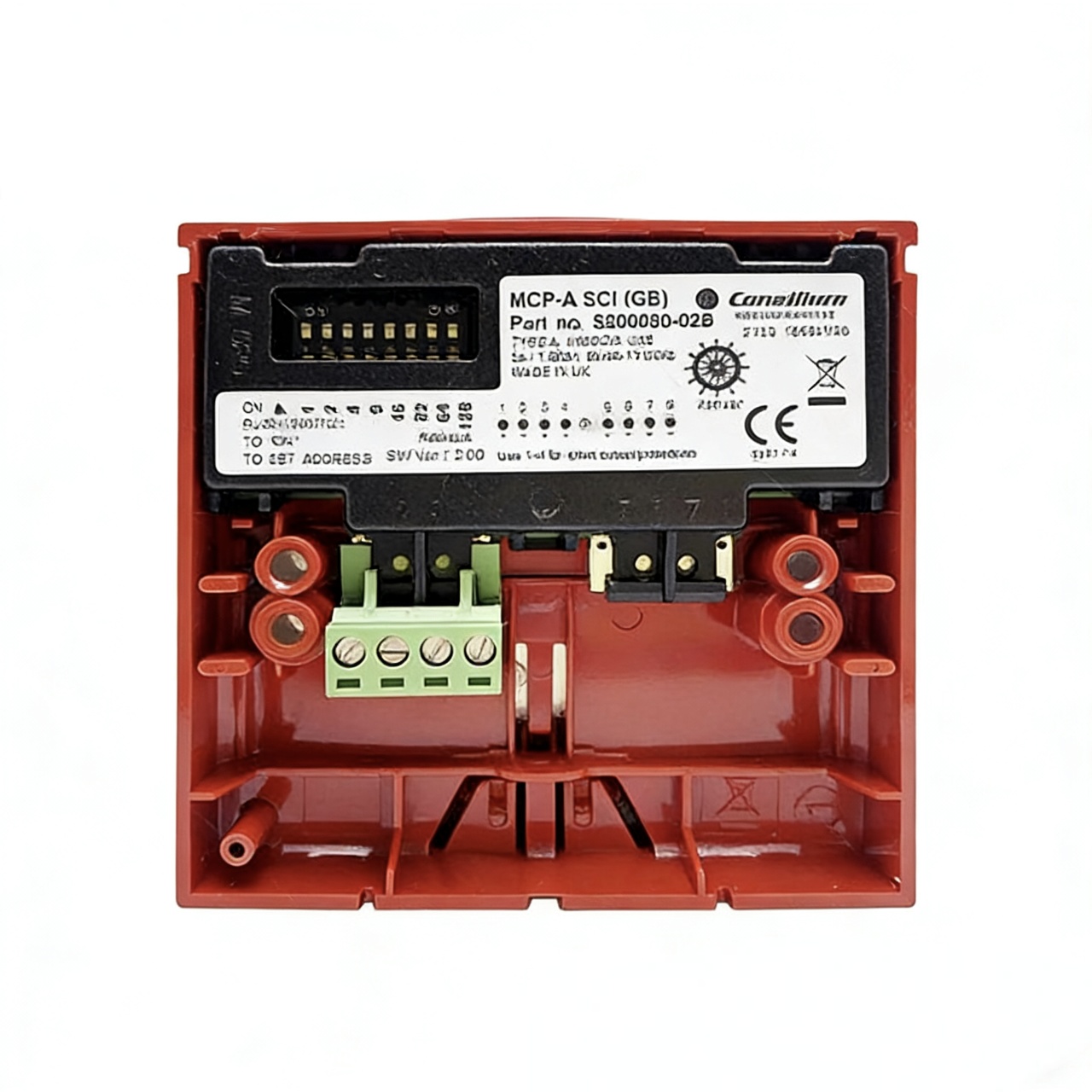 Original Consilium MCP-A SCI (GB) 5200030-02B PLC-Based Manual Call Point with LED Indicator 34V DC for Ship Fire Detection