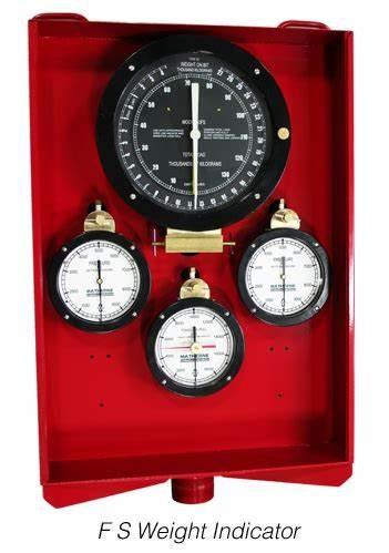 Drilling Apparatus Dial Weight Indicator JZ500A Vertical / Horizontal