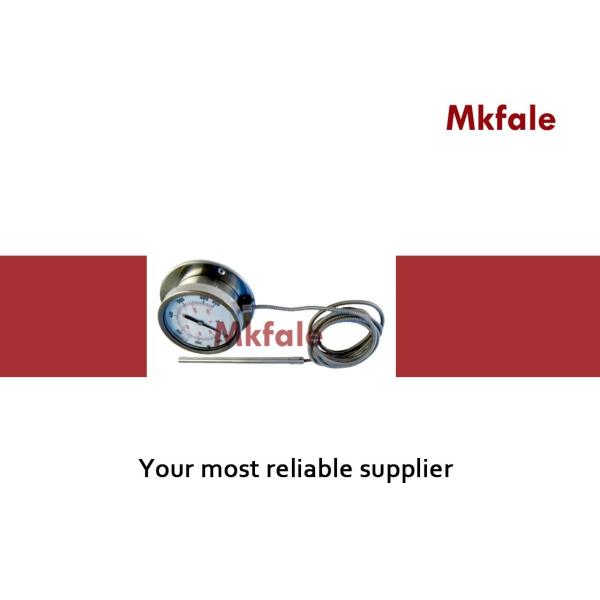 Манометр жидкости термометра капилляра расширения газа нержавеющей стали СМГК