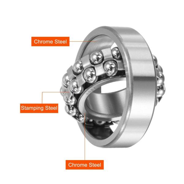 Open Type 1215M Self-Aligning Ball Bearings for Machinery Double Row Design 75mm Bore