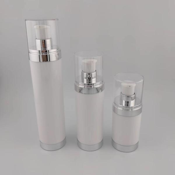 Airless Pump Bottle With Glossy Surface And ISO Certification Refill Bottle
