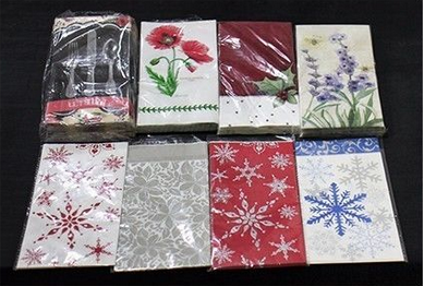 30*30cm Napkin Tissue Paper Virgin Bamboo Pulp Disposable Square Tissue Paper Napkin Custom Embossed Folded Dinner Napkins Bulk Packaging