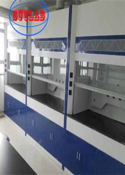 Armário de fumaça de FRP de desligamento automático para mobiliário de laboratório