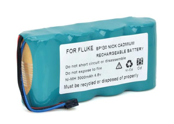 Oscilloscopes 4.8V 3000mAh NiMh Instrument Battery For FLUKE 123/S 124/S BP124X BP124