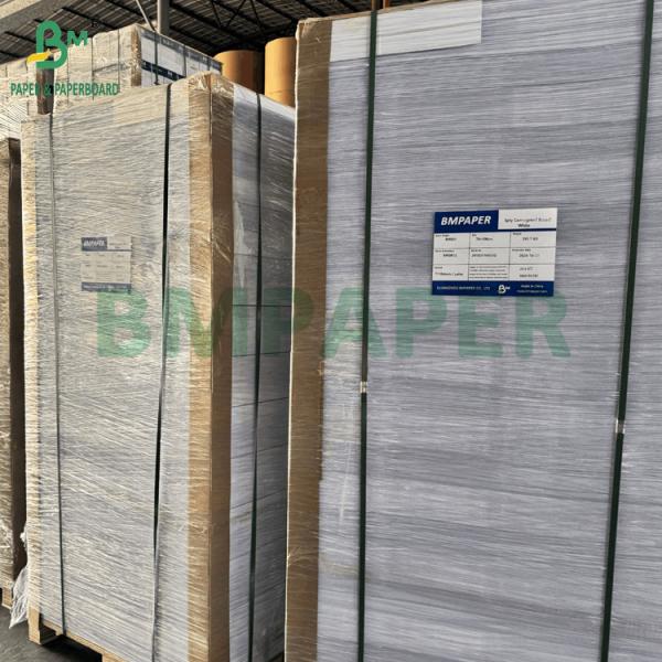 120+120+120g White Corrugated Cardboard Sheets For Cosmetic Liner 30" x 40" 120+120+120g White Corrugated Cardboard Sheets For Cosmetic Liner 30