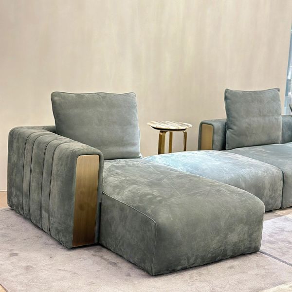 New Model Upholstery Fabric Sofa Set Designs Italian Style Muebles Luxury Modern Living Room Set Furniture Sofa