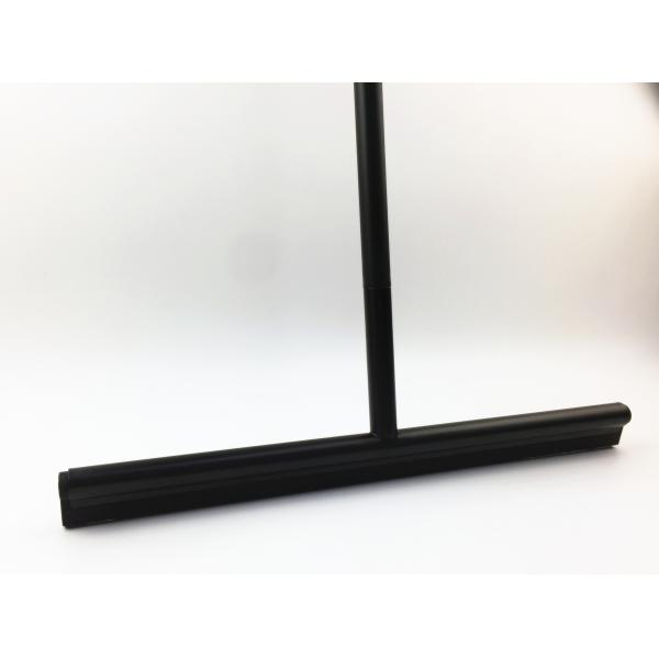 Upscale 52 inch Long Handle Black Stainless Steel Floor Squeegee