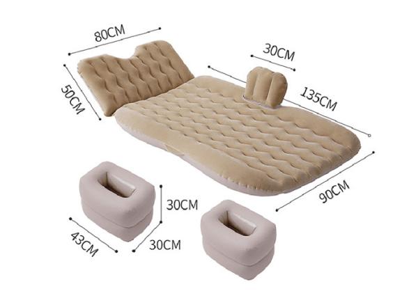 Customized Color Inflatable Car Bed PVC Coating 2 . 6 -  2 . 7KG Packing Weight