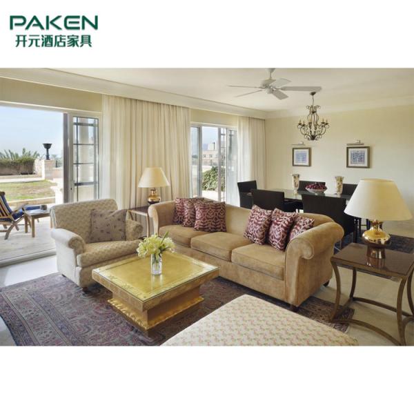 E1 Grade Plywood 2 Beds 3 Beds Hotel Bedroom Furniture Sets And Living Room Sofa Sets