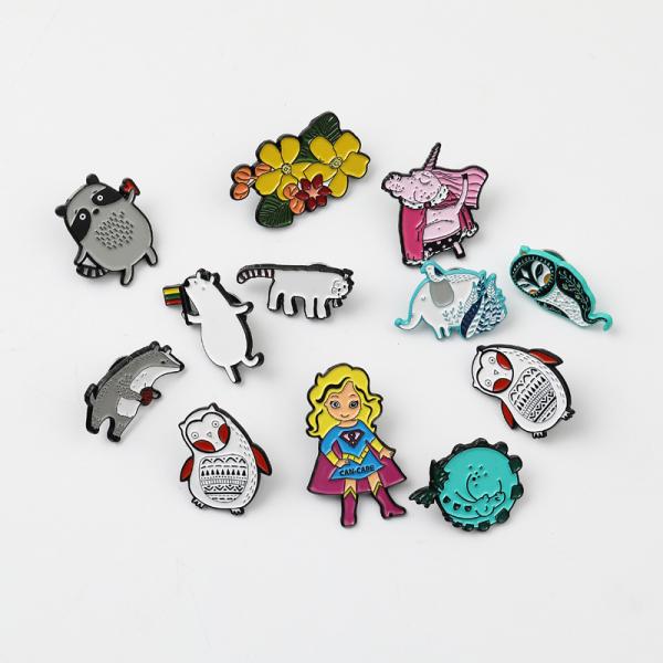 Hot Sale Advertising Blank Tin Flower Lapel Pin Pin Back Button Zinc Alloy Metal Button Pin