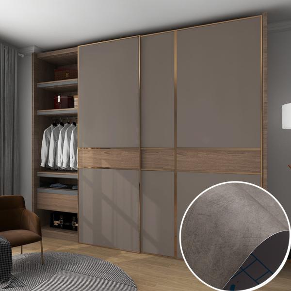 Papel de pared de PVC blanco con cáscara de mármol y pegamento para decoración del hogar o muebles