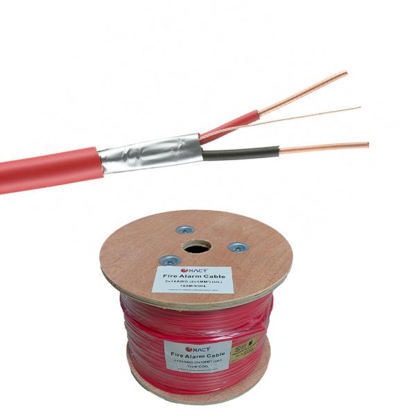 Fire Resistant ABS KPSng 2x2x0.5 White Electrical Cables with Drain Wire 1/0.5tc mm