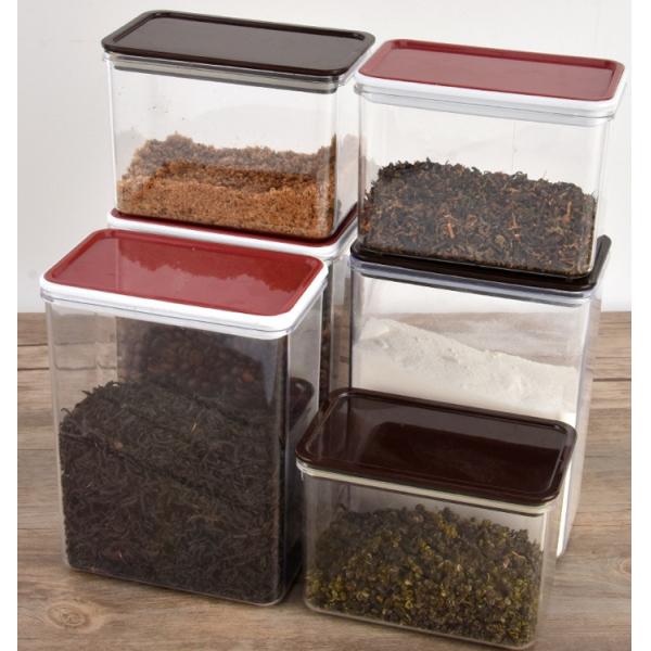 PP 0.5L 1L Контейнер для хранения кофейных зерен Гостиничные удобства Поставки Кофейные контейнеры для хранения