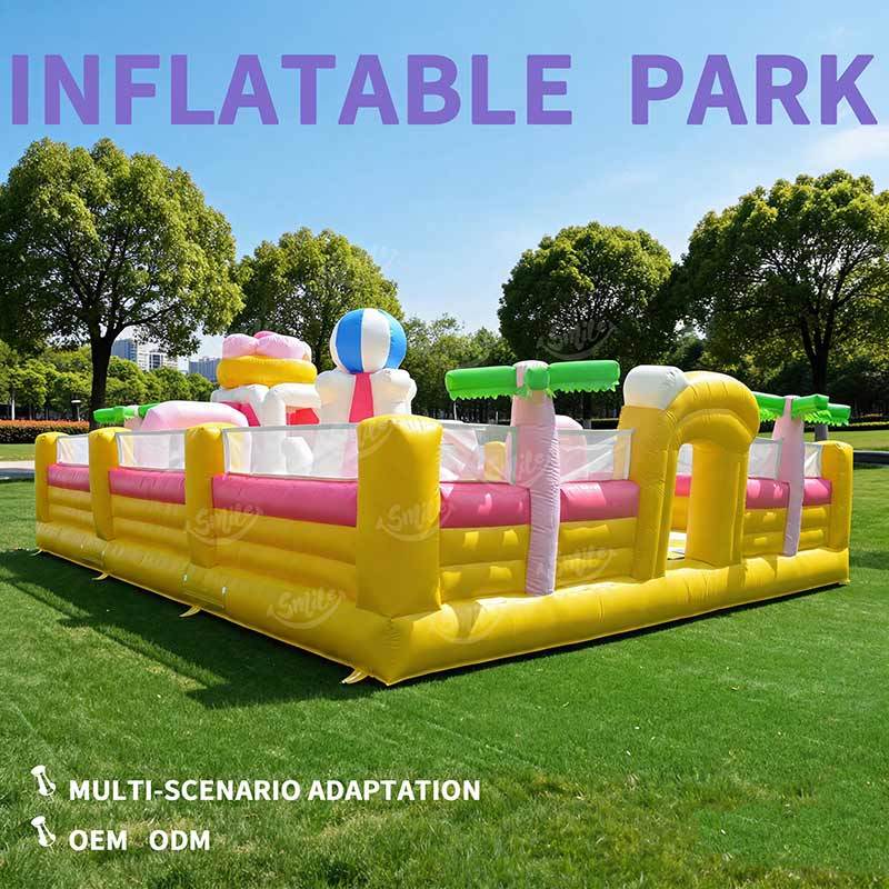 Durable PVC Inflatable Toddler Park Commercial Grade Bouncy Castle Playground for Outdoor Kids Event Party Rental