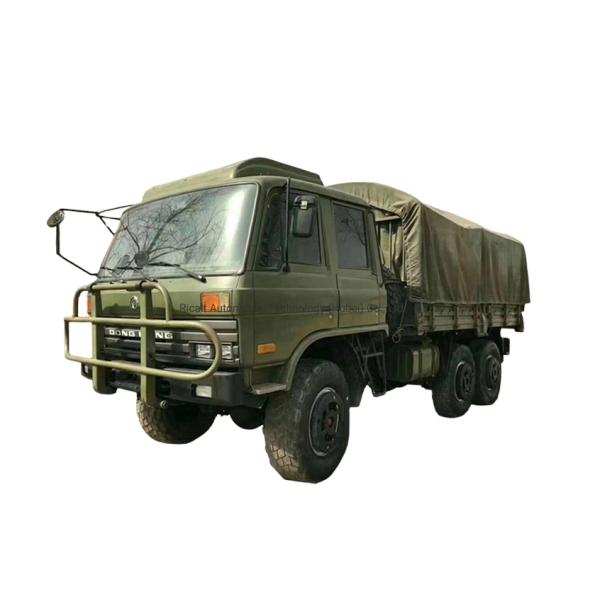 Высококачественный Донгфэн 4х4 6х6 дизельный внедорожник с огражденным грузовым баком и скоростной коробкой