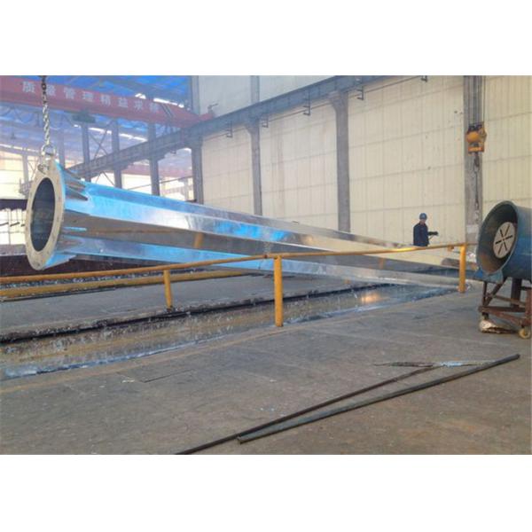 10-500KV Electric Power Pole Transmission Line Tubular Steel Pole Long Life