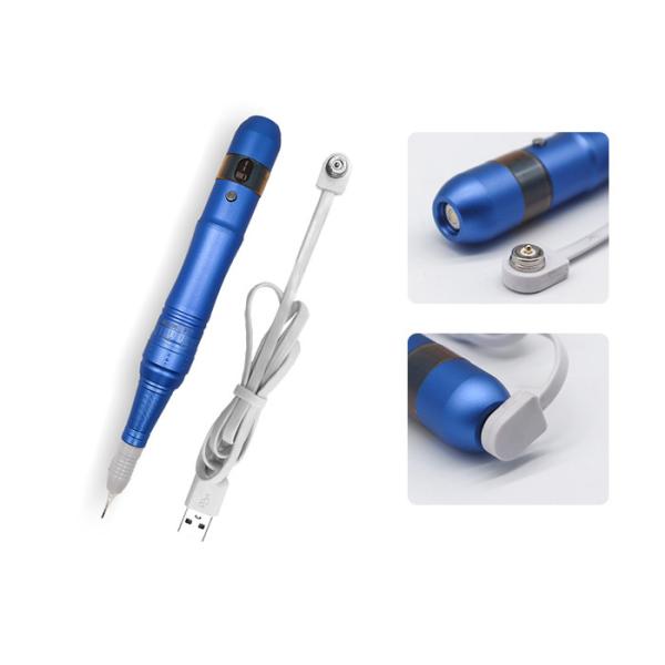 1A 18000R/Min Blue Permanent Makeup Machine Stable And Safe Metal Aluminum alloy