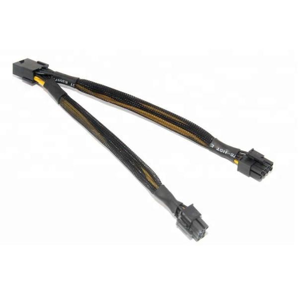 16AWG 6PIN MALE TO 8PIN MALE Pci E Power Cable For Graphics Card
