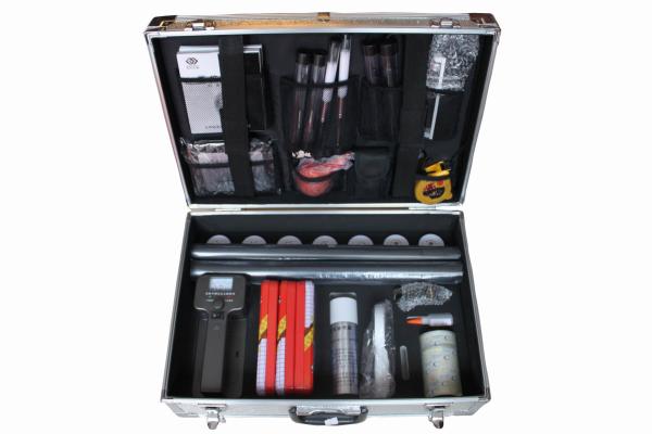 Crime Scene Trace Forensic Kit for collecting fingerprints , palm prints , footprint