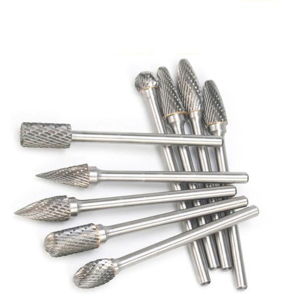 Tungsten Carbide Long Shank Burr Rotary Files YG6 YG8 YG10X YG20C