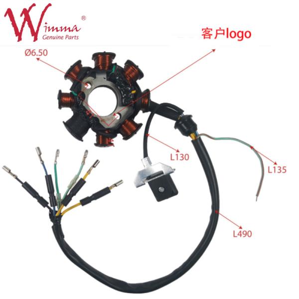 Motorcycle Magnetic Stator Coil Stator Complete TX150GY2 Electrical Parts