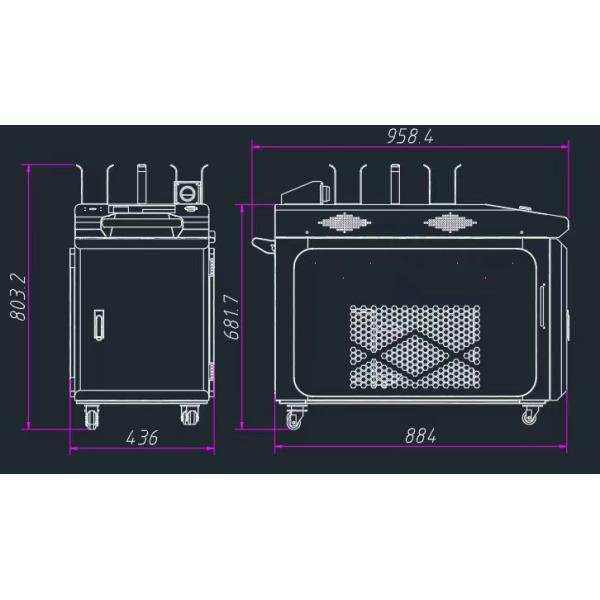 4 в 1 высокое качество 1000w 1500w 2000w портативная легкая сварка ручная рукоятка лазерная сварка