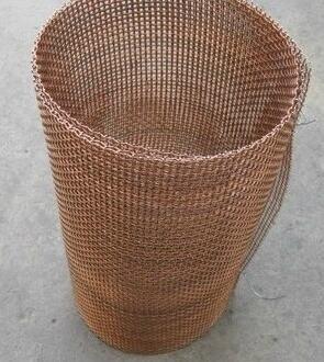 Decorative Crimped Brass/Coper Wire Mesh Used Almost Exclusively Indoors, Resistant to acid, alkali, wear, corrosion.