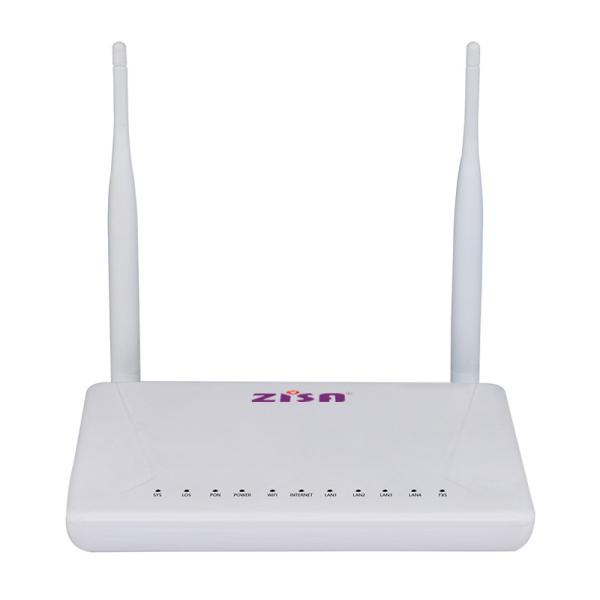 1GE 3FE WIFI VOIP GPON ONU 1GE GEPON ONU OP258WV White 4W 12V 1A