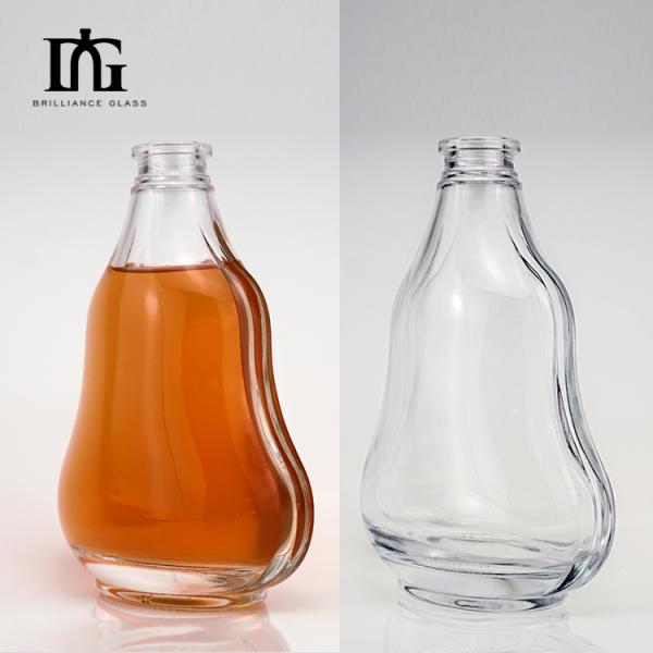 Glass Whiskey Bottle 500ml 750ml 1000ml Base Material glass Cap type cork screw both