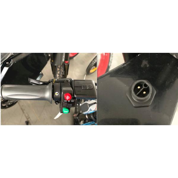 Full Suspension Powerful Ebike 72V 3000W With 45mm Magnet Hub Motor