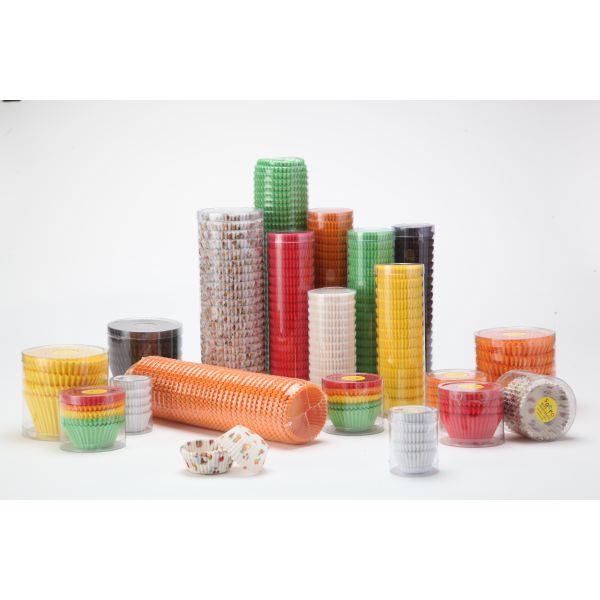50 X 33mm Greaseproof Cupcake Liners 40gsm 220 Degree Heat Tolerance