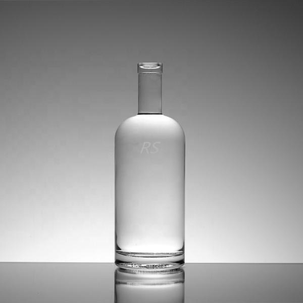 375ml 500ml 700ml 750ml Custom Decoration Vodka Bottle with Cork Caps from OEM/ODM