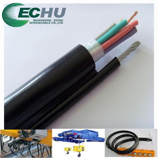 Flexible Round Traveling Control Cable for cranes or other appliances RVV(2G) 12Cx2.0SQMM in black colr