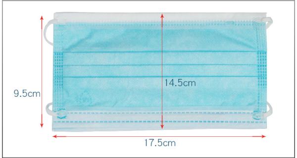 Latex Free Disposable Dust Mask , Medical Grade Mask 3 Ply Easy To Breath