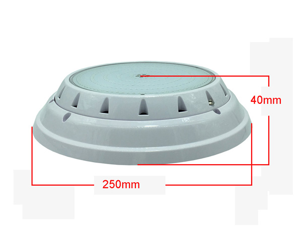 RGB заполненный смолой красит свет бассейна заплыва изменения IP68