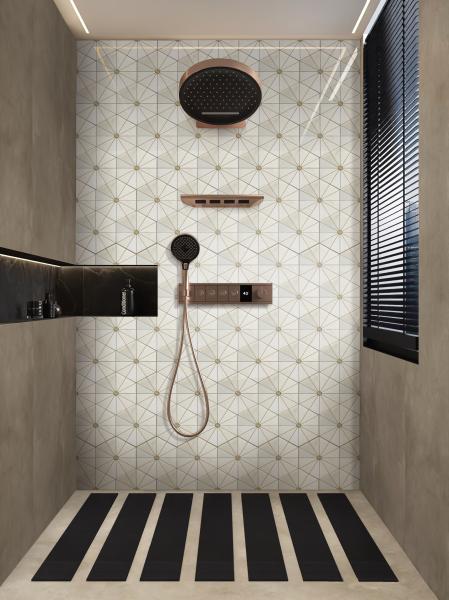 Mosaïque en pierre naturelle imperméable au beige 300x260mm Pour la construction et la piscine