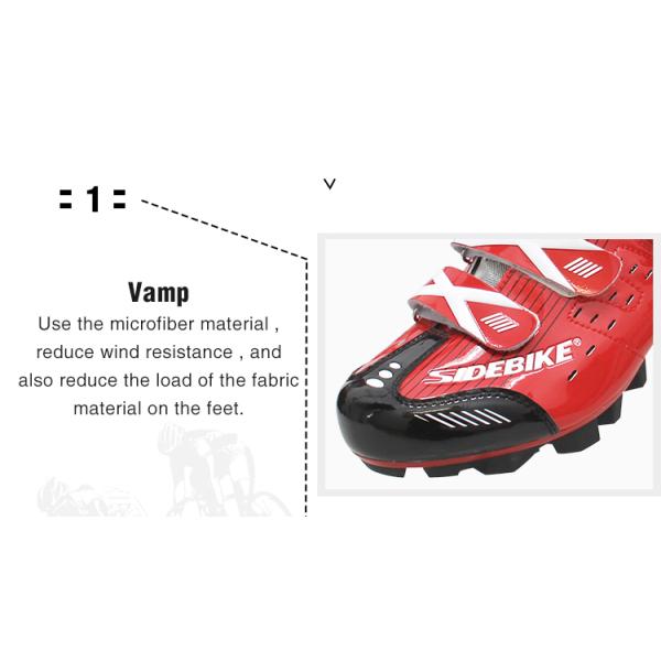 Customized Moistureproof MTB Cycling Shoes , Lightweight Mountain Bike Shoes