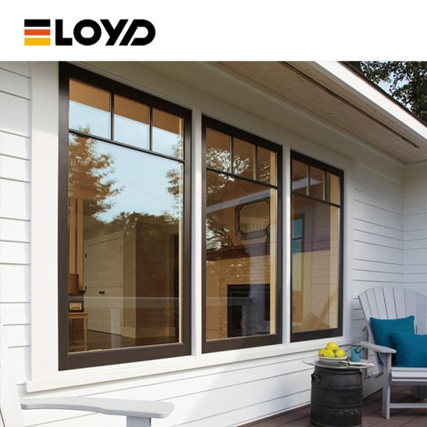 Frosted Privacy Aluminum Fixed Window
