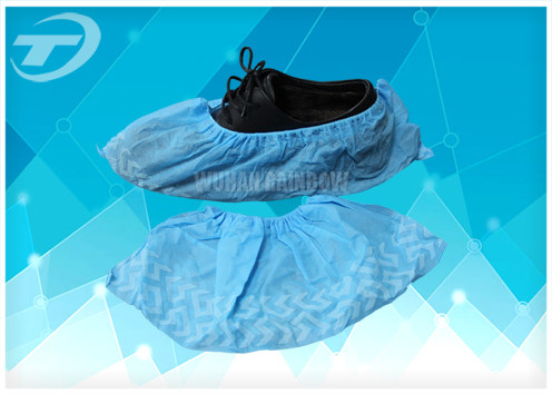 Крышки ботинка выскальзывания ткани СПП анти- с ПВК Коатайнг на дне