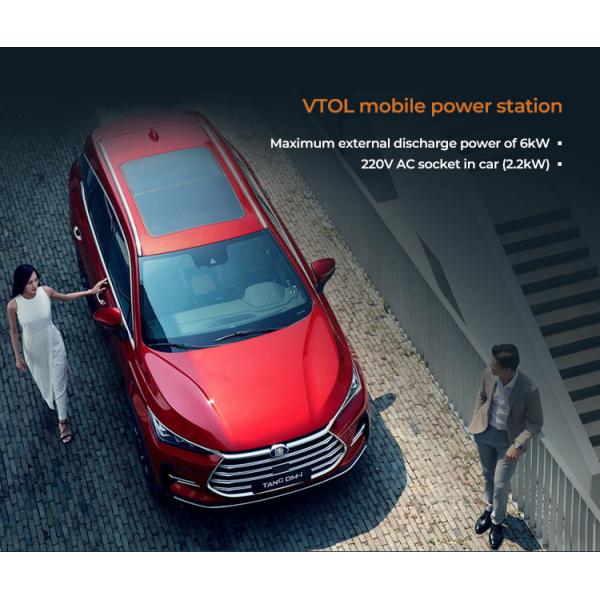 Wheelbase 2820mm Tang DMI BYD Luxury Electric Hybrid Car