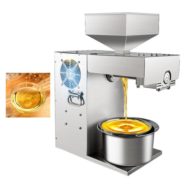Automatic Oil Press Machine Cold Machine Cold Olive Press Making Edible Oil Screw Pressing High Level 5-8 Kg/H 6 Grade Fire