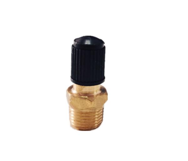 1/4 NPT MPT Brass Air Compressor Tank Fill Valve For Car Wheel Tires