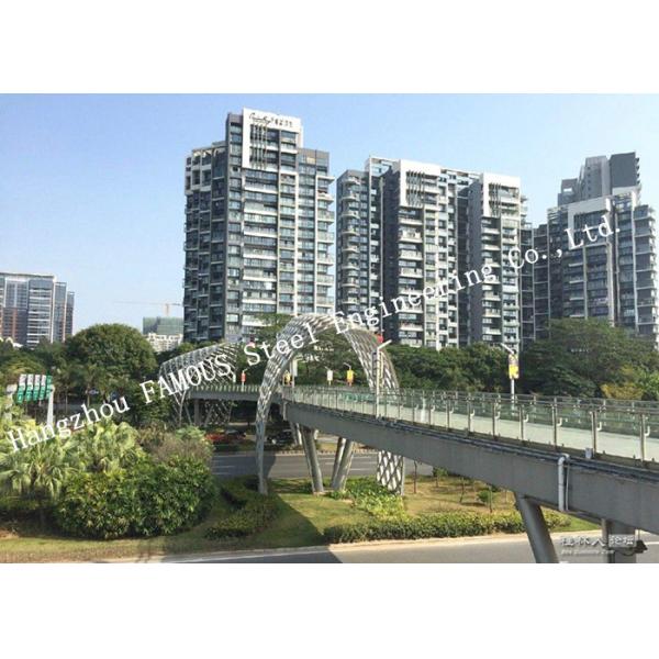 Preassemble Steel Pedestrian Bailey Bridge Public Transportation UK British Standard