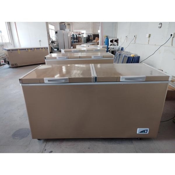 Versatile Commercial Island Chest Freezer Powder Coating Finish