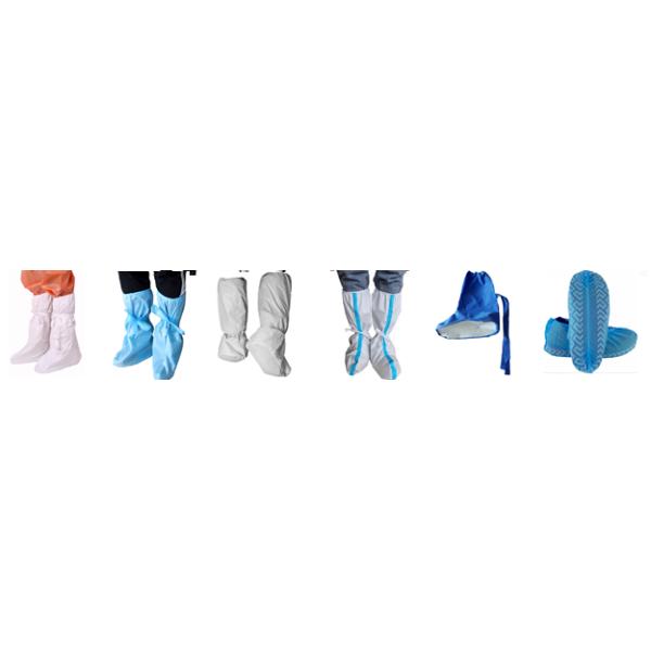 Unisex Non Woven Disposable Shoe Covers , Disposable Polypropylene Shoe Covers