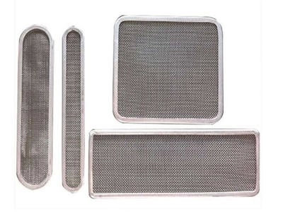Discs Rectangle Oval Shaped Metal Mesh Filters Stainless Steel Materials