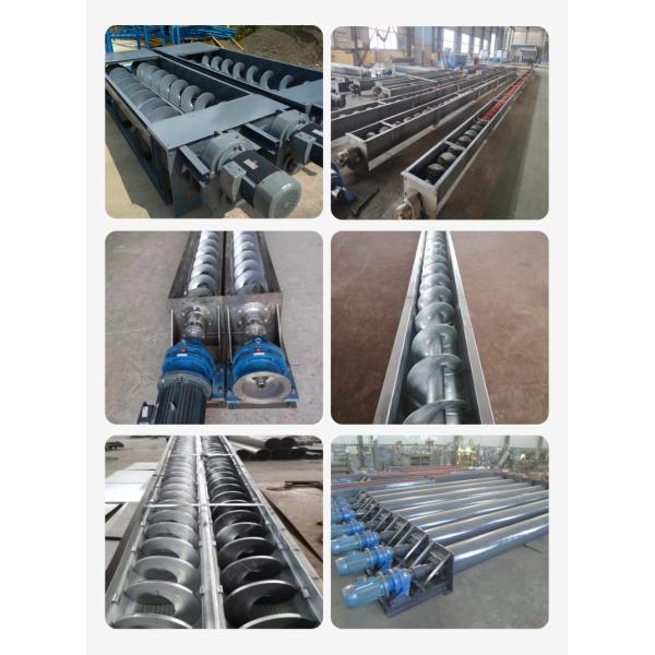 304 Stainless Steel Sludge Screw Conveyor U Shaped