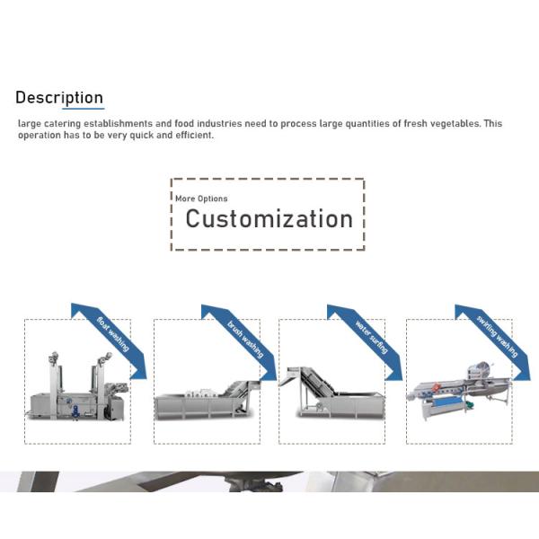 Industrial Water Cycle Vegetable And Fruit Washing Machine for Fruit Processing Plant