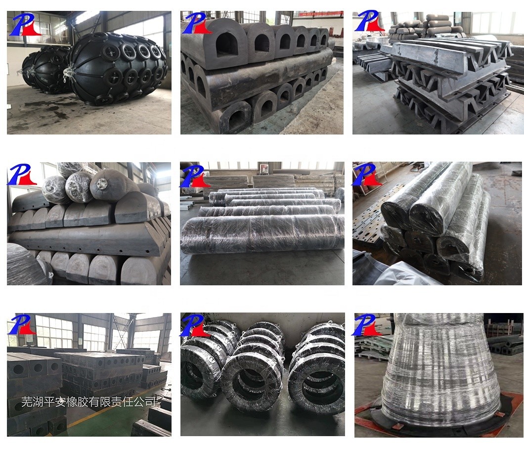 Natural Rubber DO300*540*3000 Marine Dock Fenders for Boat Protection and Durability